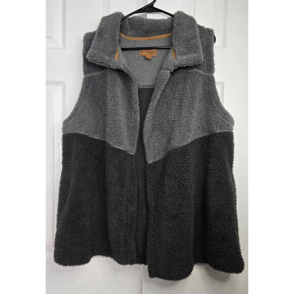 Koolaburra by UGG Sherpa Grey Vest- Size XL - Picture 1 of 4